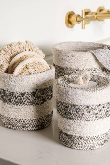 Dorakata Stitched Jute Basket